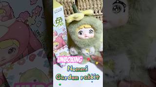 NOMMI GARDEN RABBIT 💚 #unboxing #asmr #plushdoll #cute #nommi #blindbox