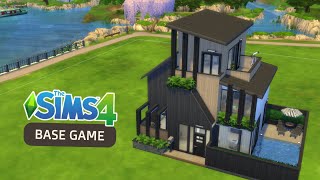 BASE GAME | MODERN HOUSE | NO CC | THE SIMS 4 | SPEEDBUILD