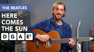 Play HERE COMES THE SUN by The Beatles w EASY Chords - Beginner Friendly Tutorial