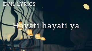 Hayati - Nawab ( lyrics ) l AR.Rahaman l Mani Ratnam