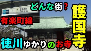 東京メトロ有楽町線　護国寺駅周辺を歩く　徳川家に縁の深い寺と出版社がある街　❰東京観光❱