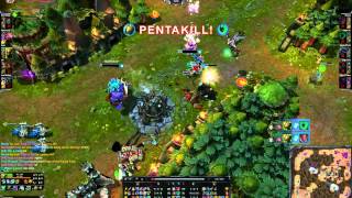 Huge Akali Pentakill - League of Legends