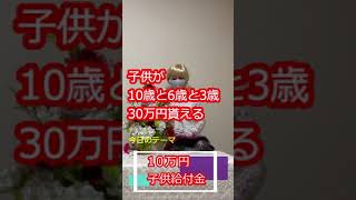 【女性税理士】10万円の子供給付金、子供3人いたら10万円？それとも30万円？【みみちゃんチャンネル】#Shorts