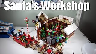 Combining Two Lego Santa's Workshops - Expanded – 10245