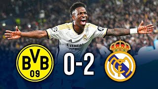 Real Madrid vs Borrusia Dortmund 2-0 Champions League Final 2024 Highlights & Goals