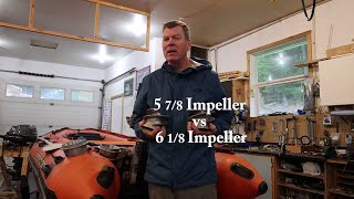 Does Impeller size matter?  Comparing two outboard jet impellers.