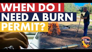 When do you need a burn permit?