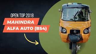 mahindra alfa auto open top... new version ( Bs4)2018 model..