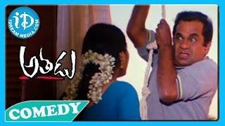 Athadu Movie - Brahmanandam Super Comedy Scene