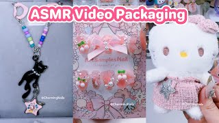 ASMR packaging an order for Eva