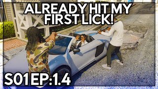 Episode 1.4: ALREADY HIT MY FIRST LICK! | GTA RP | GrizzleyWorld WHITELIST