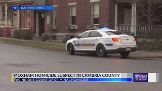 Moxham homicide suspect back in Cambria County to face charges, new details released