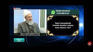 Sesli namazlarda imamla beraber zammı sure okunur mu?