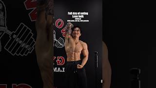 Full day of eating to stay lean and gain muscle #workoutmotivation #fulldayofeating