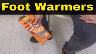 How To Use Hot Hands Foot Warmers-Full Tutorial