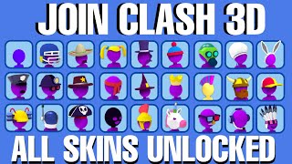 Join Clash 3D ALL SKINS UNLOCKED