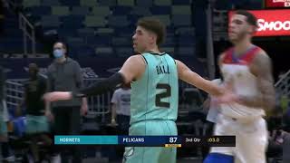 Lamelo Ball isolation play on his brother Lonzo Ball | January 8 | Hornets vs Pelicans