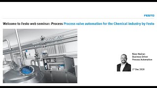 Webinar: Process valve automation for the Chemical industry by Festo