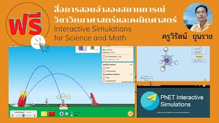 สื่อการสอนสถานการณ์จำลอง วิทยาศาสตร์และคณิตศาสตร์ PhET INTERACTIVE SIMULATIONS