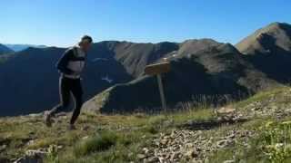 trail running in the alpes Bergluft schnuppern