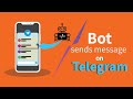 ✅ Built a bot that send messages on Telegram group using Python | Telegram bot automation