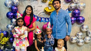 Birthday Vlog| Birthday Decorations | Birthday Celebrations | Birthday Cake|NaNi tho allari