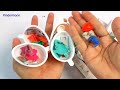 oddly satisfying video surprise eggs kinder joy chocolate asmr opening kinder joy