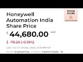 total technical analysis of the stock honeywell automation system ltd honeywell