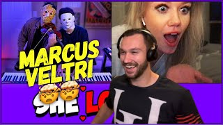 Marcus Veltri - Michael Myers Serenades GIRLS on Omegle (ft. Jason) [REACTION!!!] This Is Great!!!