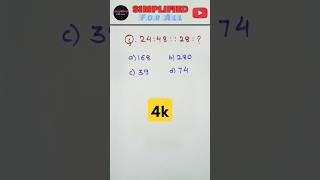 🎯Master number analogy question|💥 Quick solution for number analogy|#maths #shorts #simplifiedforall