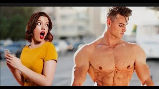 Women EPIC Reactions to Bodybuilders 😍