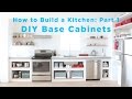 The Total DIY Kitchen: Part 1 Base Cabinets