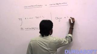 Difference between ClassNotFoundException and NoClassDefFoundError