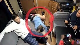 Ice Poseidon road trip - Erin gets thrown n hits her head on Hampton Brandon