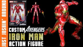 DIY Custom Avengers Iron Man Makeover // Custom Collectible Action Figure // Just Joshin' Around