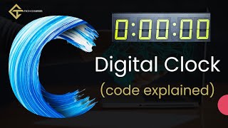 Digital Clock implementation in C