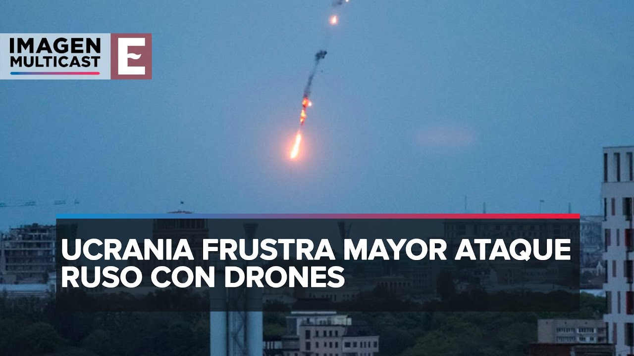 Ucrania Frustra Ataque Con Drones Por Parte De Rusia - YouTube