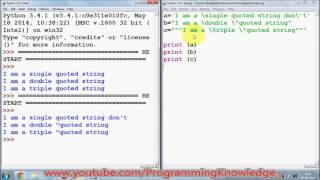Python Tutorial for Beginners 6 Strings YouTube