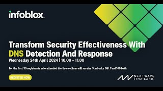 Transform security effectiveness with DNS Detection and Response by Infoblox