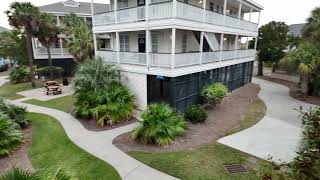 Showing the Wyndham Oceans Resort during our stay at Edisto Island.