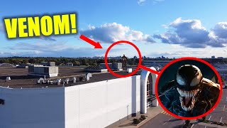 DRONE CATCHES VENOM ON THE ROOF OF THE MALL!! (HE SAW THE DRONE)