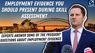 Skill Assessment Employment Evidence of Australia | Vetassess Skill Assessment