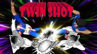 Skylab Hurricane Twin Shot Manga vs Anime Captain Tsubasa S2 #football #anime #animeedit #soccer