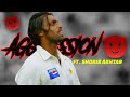 Shoaib Akhtar × Aggression 😈 | Shoaib Akhtar Aggressive Status |