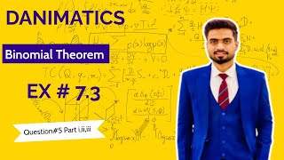 KARACHI BOARD | CLASS XI | CHAPTER 7 | Exercise#7.3 | Q5 | Part i,ii,iii