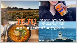 VLOG 04) 백수의 3박4일 제주도 먹깨비 여행✈️, 놀라지마세요, 환상의 먹깨비들💛