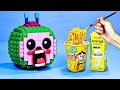 Lego In Real Life : How to Make Cocomelon Mukbang || Bricks World Stop Motion & ASMR Experiment