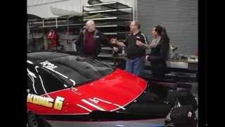 LIZZY MUSI sees new Pro Nitrous car for the first time