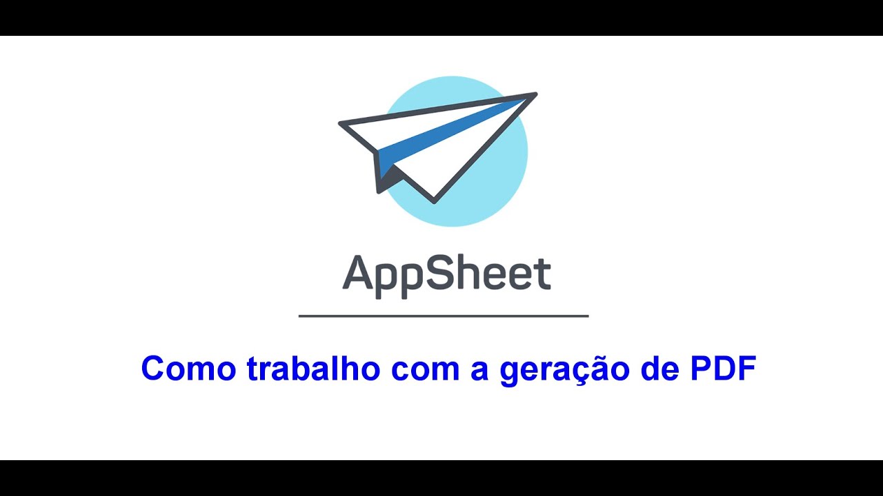 Appsheet Pdf Aula 2 Youtube