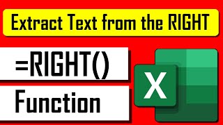 How to use RIGHT Function in Excel